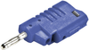 Conn, Banana, Plug, 36A, Screw, Blu; Gender Cal Test Electronics - 52AC2108 - Newark, An Avnet Company