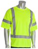 PIP 313-CNTSELY Yellow Polyester High-Visibility & Reflective Shirt - T-Shirt - ANSI Class 3 Rating - Fits 59.1 in Chest - 34.3 in Length - 616314-71102 - 616314-71102 - R. S. Hughes Company, Inc.