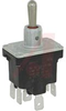 Switch, Toggle, 2 Pole, 3 Position, Quick Connect Terminal, Standard Lever - 70118727 - Allied Electronics, Inc.