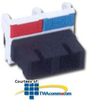 Siemon MAX Fiber Adapter Flat Module with 1 Duplex SC.. - MX-F-SC-02 - TelephoneStuff.com