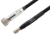 1.85mm NMD Female to 1.85mm Male Precision Cable 24 Inch Length Using High Flex VNA Test Coax - PE3TC0960-24 - Pasternack