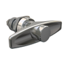 Quarter-Turn Cam Latch, Key Locking  T-handle, Spring-return Actuator, Not Sealed, Zinc Alloy, Chrome Plated, Bright - E5-9-632-TR0 - Southco
