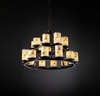 FAL-8767-12-DBRZ Mid. Chandeliers-Pillar Candle - 497843 - Capital Lighting, Inc.