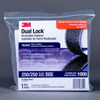 3M Dual Lock TB3550 Black Hook & Loop Tape - Mushroom Hook with 250 stems/in Stem Count - 1 in Width x 10 ft Length - 97629 - 051111-97629 - R. S. Hughes Company, Inc.