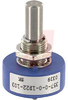 POTENTIOMETER, PREC. COND PLASTIC, SINGLETURN-CONTINUOUS, 7/8IN. DIA, 10K