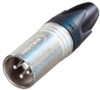 NEUTRIK XLR Plug, 3P IDC (Nickel) - NC3MEZY-NI - Visual Sound, Inc.