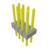 Headers, Male Pins - 612-TSW-104-25-G-D-ND - DigiKey