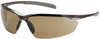 Bouton Optical Commander 250-33 Polycarbonate Standard Safety Glasses Brown Lens - Gloss Bronze Frame - 616314-30380 - 616314-30380 - R. S. Hughes Company, Inc.