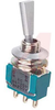 Switch, Toggle(flat); Panel Mnt; 6 A; 125 VAC; SPDT; On-None-On; Solder/QC - 70155972 - Allied Electronics, Inc.