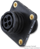 Circular Connector, Receptacle, Size 11, 4 Position, Panel; Product Range Amp - Te Connectivity - 28AC8009 - Newark, An Avnet Company
