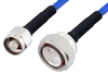 N Male to 7/16 DIN Male LSZH Jacketed Low PIM Cable 200 cm Length Using SR401FLJ Low PIM Coax with HeatShrink, RoHS - PE3C2012-200CM - Pasternack
