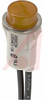 Indicator,Pnl-Mnt;Neon;Amber;0.500 In;105-125 VAC;Lens,High Hat;22AWG Wire Leads - 70130173 - Allied Electronics, Inc.