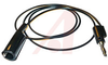 Black Insulated Alligator Clip to Stackable Banana Plug, 12 20G PVC - 70188398 - Allied Electronics, Inc.
