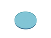 Bandpass Filter, Colored Glass, 25.4 mm, Blue Bandpass, BG39 Glass -- FSR-BG39 - Image