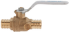2-Piece, Full Port, Lead Free* Brass Ball Valve with PEX Ends - LFFBV-PEX - Watts