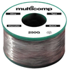 Solder Wire, 99.3/0.7 Sn/cu, 250G; Leaded / Lead Free Multicomp - 15J7245 - Newark, An Avnet Company