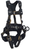 DBI-SALA ExoFit NEX Black Small Vest-Style Shoulder, Back, Leg Padding Body Harness - Kevlar/Nomex Webbing - 648250-17305 - 648250-17305 - R. S. Hughes Company, Inc.