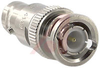 Adapter; BNC Feed Through Termination; Male; 50 Ohms; Brass; Brass; Teflon; 2 W -- 70198110