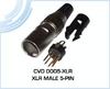 XLR Male 5-Pin - CVD 0005-XLR - Visual Sound, Inc.