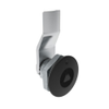 Quarter-Turn Cam Latch, 7 mm Triangle Recess, 8mm  Grip, Sealed, Zinc Alloy, Powder Coat, Black - E5-1-025-051 - Southco