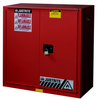 Justrite Sure-Grip EX 40 gal Red Hazardous Material Storage Cabinet - 43 in Width - 44 in Height - 697841-13183 - 697841-13183 - R. S. Hughes Company, Inc.