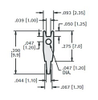 Slotted Type THM Test Point - 1036 - Keystone Electronics Corp.