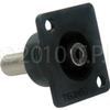 Tecnec RE-MFSBL Recessed Mini Female Stereo Feed Thru Chassis Mount Connector - RE-MFSBL - Visual Sound, Inc.