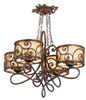 5414AC Mid. Chandeliers-Drum Shades - 331778 - Capital Lighting, Inc.