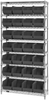 Open Wire Shelving, 8Shelves, 28Bin, Blk; Shelving Unit Type Quantum Storage - 44AC8435 - Newark, An Avnet Company