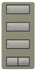 Master Control Switch - RKD-H3BSRL-GB-E - Lutron Electronics Co., Inc.