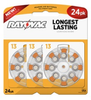 Mercury Free Hearing Aid Batteries Size 13 24-Pack -- L13ZA-24ZM - Image
