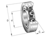 Cam Followers & Yoke Rollers - LR5001-2RS - Pacific International Bearing, Inc.