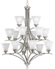 P4365-09EBWB Large Chandeliers-Glass Shade - 604168 - Capital Lighting, Inc.
