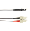 30m (98.4ft) SCMTRJ GY OM2 MM Fiber Patch Cable INDR Zip OFNR - FOCMR50-030M-SCMT-GR - Black Box