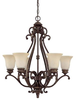 3016WB-252 Mid. Chandeliers-Glass Up - 782581 - Capital Lighting, Inc.