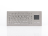 Stainless Steel Panel Mount Keyboard with Compact Full Layout and Touchpad, Industeel -- TKV-084-TOUCH-MODUL - Image