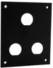 Universal Rack Mount Sub-Panel with 3 0.630