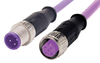 Sensor Cable, 4P, M12 Plug-Receptacle, 5M; Connector Type A Harting - 94X0166 - Newark, An Avnet Company