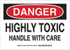 Chemical & Hazardous Material Sign - 126276 - Brady Corporation