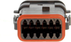 Rectangular Connectors, Heavy Duty - DT Series - DT06-12SB-CE13 - LADD Distribution