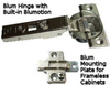 Blum Blumotion Hinge for Frameless Overlay Ca.. - 701120 - HardwareSource, Inc.