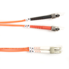 10m (32.8ft) LCST OR OM2 MM Fiber Patch Cable INDR Zip OFNR - FO50-010M-STLC - Black Box
