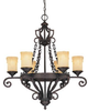 1P-50002-6-25 Mid. Chandeliers-Pillar Candle - 457334 - Capital Lighting, Inc.