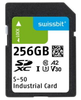 Industrial SD Card, S-50, 256 GB, 3D TLC Flash, -25°C to +85°C - SFSD256GL1AM1TB-E-VG-211-STD - Swissbit AG
