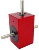 Right Angle Bevel Gearboxes and Speed Reducers -- Bevel T 3-Shaft Gearboxes - Image