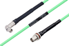 Temperature Conditioned SMA Male Right Angle to TNC Female Bulkhead Low Loss Cable 100 cm Length Using PE-P142LL Coax - PE3M0154-100CM - Pasternack
