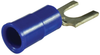 Terminal, Spade/fork, #8, Crimp, Blue; Product Range Multicomp - 14T2231 - Newark, An Avnet Company