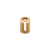 E-Z Press™ Threaded Insert for Plastic - Flush - Brass - 10-24 -- 240-3-BR - Image