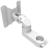 Monitor Mount, Tilt & Swivel, Pole Mount, Aluminum Alloy, White - AV-B30-10K263-76 - Southco