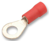 Terminal, Ring Tongue, 1/4In, Crimp, Red; Stud Size - Metric Amp - Te Connectivity - 67C1282 - Newark, An Avnet Company